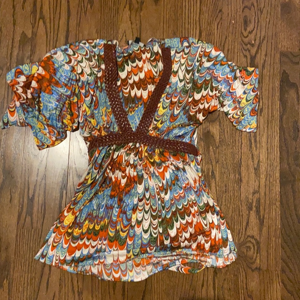 Sky Brand Leather Tie Tunic